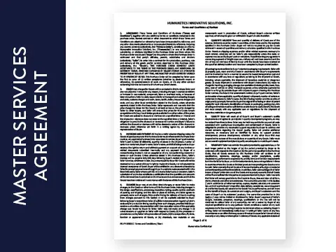 Master Service Agreement