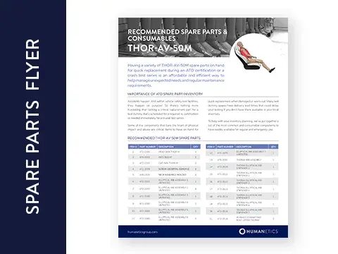 THOR-AV-50M Spare Parts Flyer