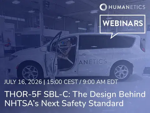 THOR-5F SBL-C: The Design Behind NHTSA's Next Safety Standard webinar