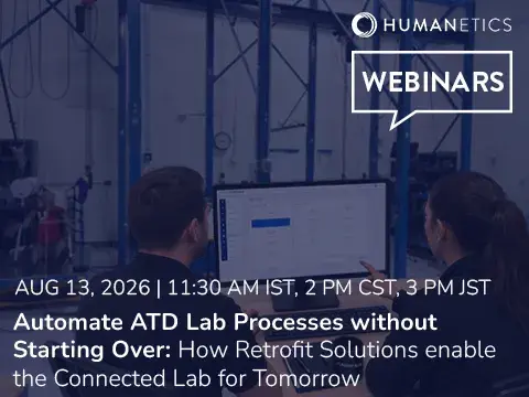 Automate ATD Lab Processes without Starting Over on August 13