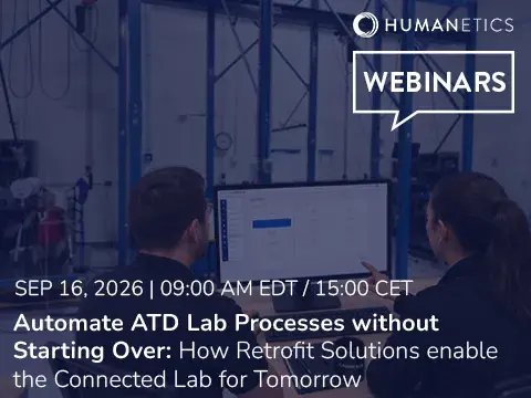 Automate ATD Lab Processes without Starting Over on September 16