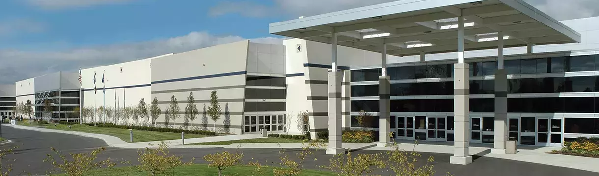 Exterior image of the Suburban Collection Showplace in Novi, Michigan