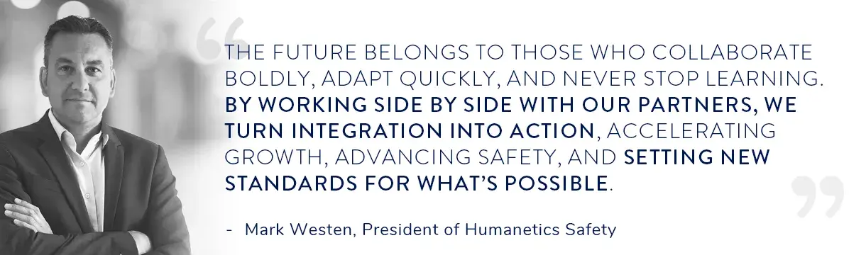 Mark Westen with a quote about partnerships and collaboration can accelerate growth and set new standards for what's possible.