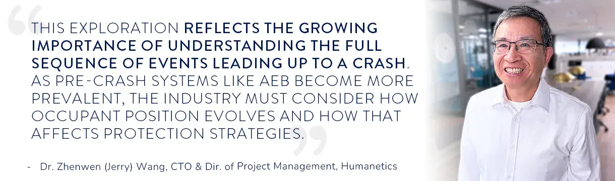 Quote from Dr. Zhenwen (Jerry) Wang about importance of understanding the full sequence of events leading up to a crash